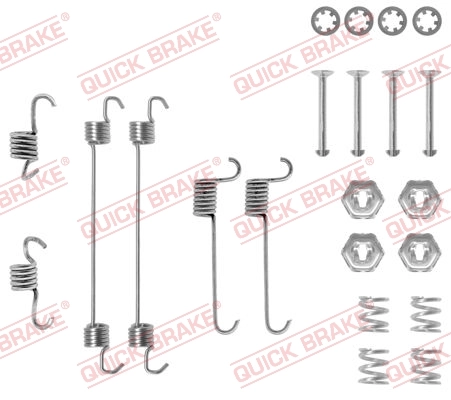 Accessory Kit, brake shoes